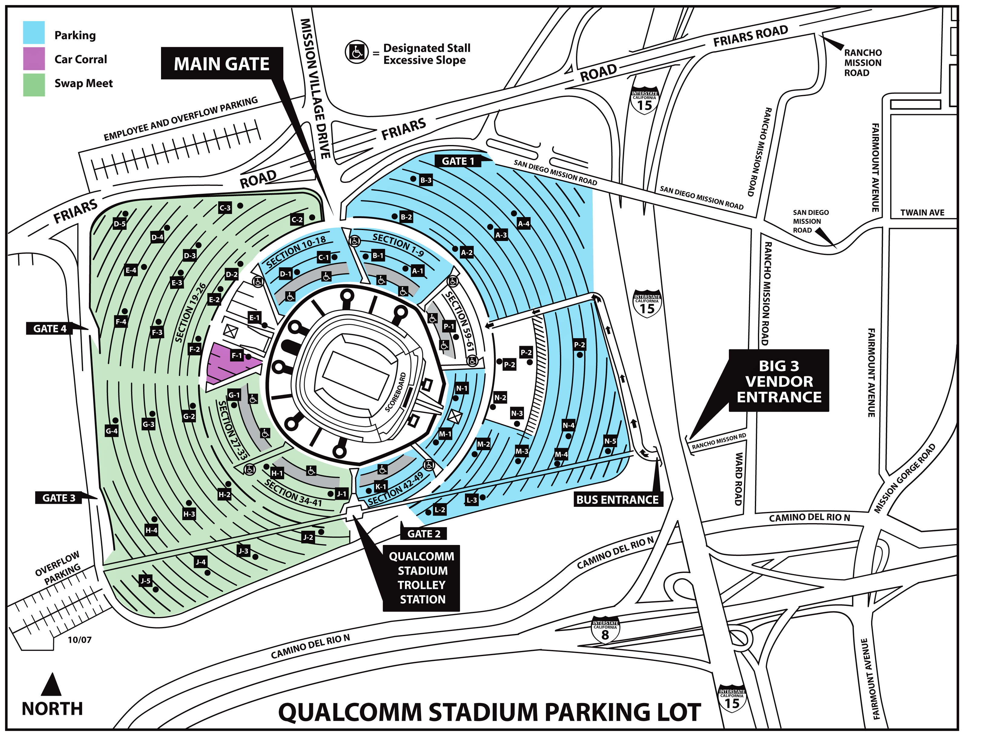 BIG 3 SWAP MEET MAPS Big 3 Parts Exchange